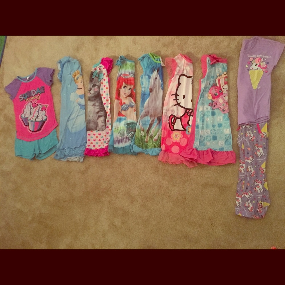Girls Pj bundle size 7/8